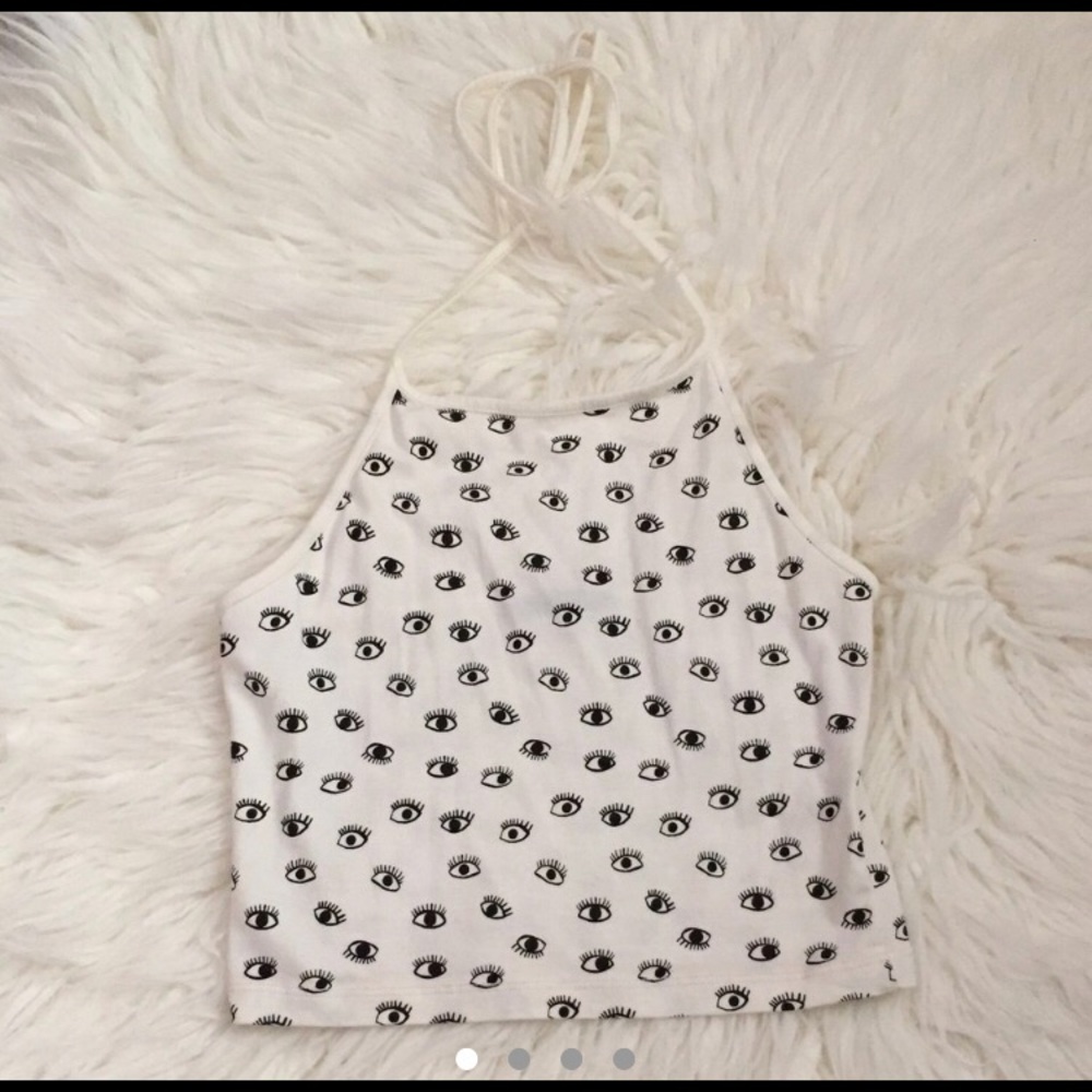 Brandy Melville All eyes on you Sachi halter top